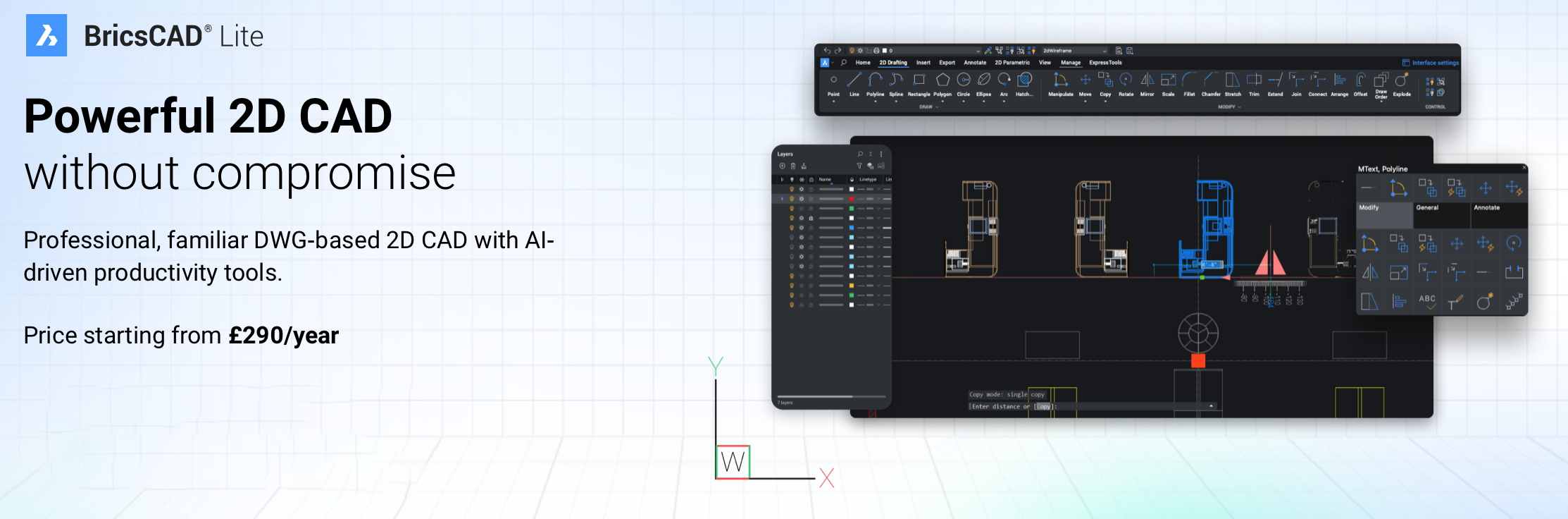 BRICSCAD LITE HEADER BANNER