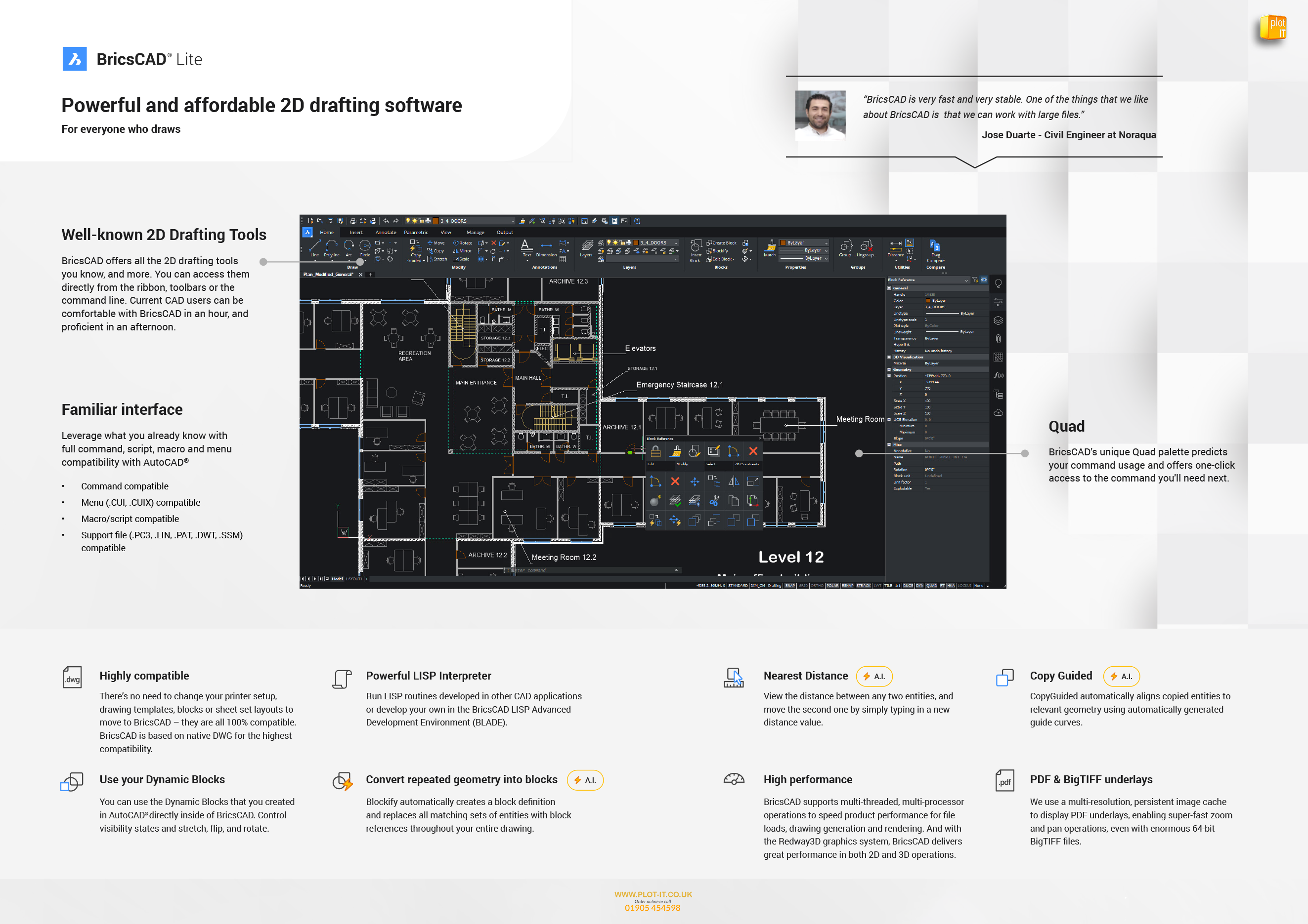 BricsCAD LITE OVERVIEW