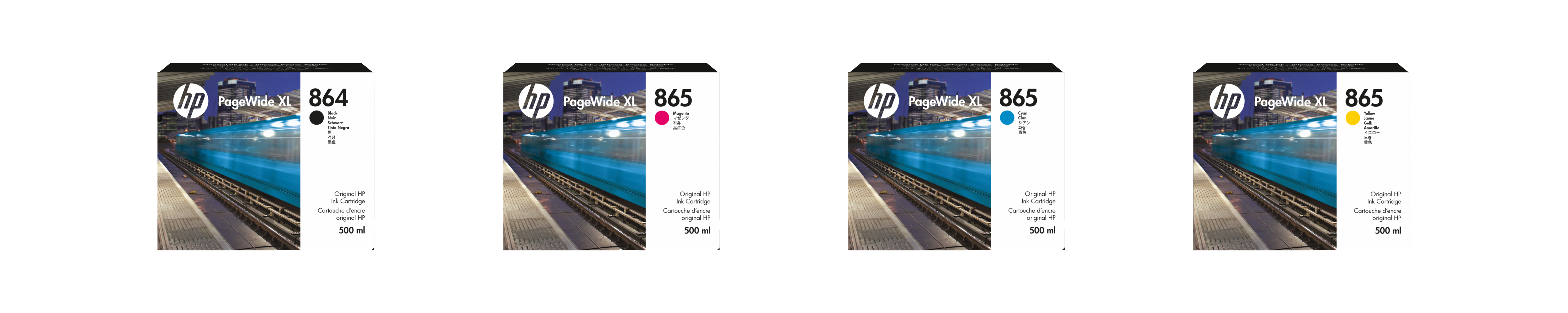 HP PageWide XL 4250 INK SUPPLIES ALL VIEWS