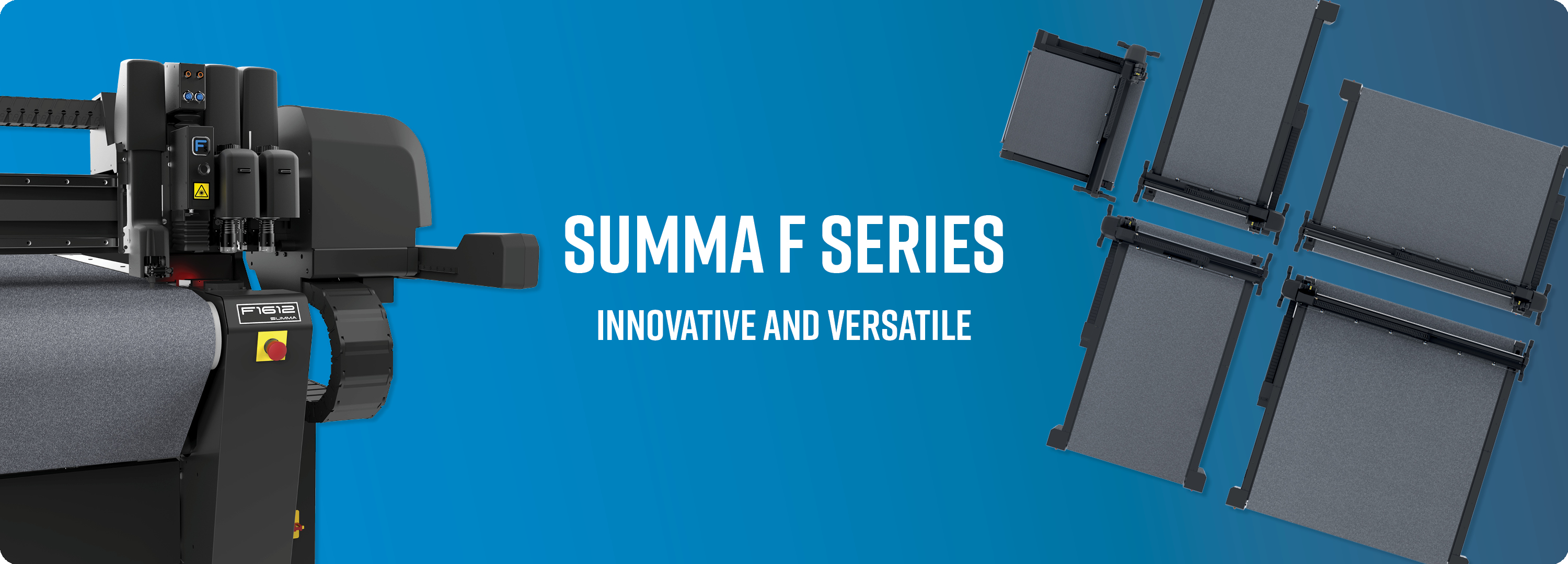 SUMMA F-SERIES Flatbed Cutter banner