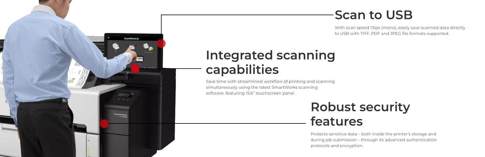 TZ-32000 MFP Z36 INTEGRATED SCANNING