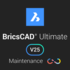 BricsCAD Ultimate V25 - Single User Perpetual w/ Annual Maintenance New (ULT-SU-COM-NEW-V25-1Y)