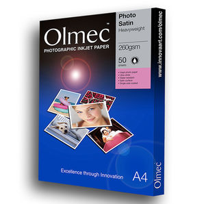 Olmec OLM-061-S0329-050 Photo Satin Heavyweight 260g/m² A3+ size (50 Sheets)