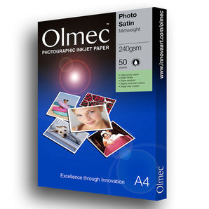 Olmec OLM-064-S0329-050 Photo Satin Midweight 240g/m² A3+ size (50 sheets)