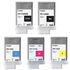 Canon TM-255/TM-350/TM-355 PFI-120/PFI-121 130ml Ink Cartridge Bundle (PFI-120MBK/BK/C/Y & PFI-121M)