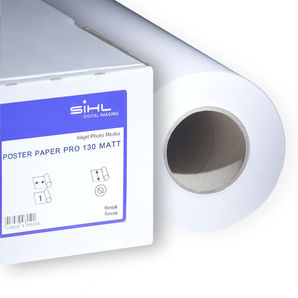 SiHL Poster Paper Pro 130 Matt 130g/m² 3673-63-110-3 63" 1600mm x 110m roll