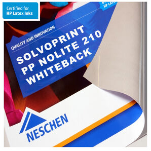 Neschen Solvoprint PP Nolite Whiteback 210 210mic 6046520 36" 914mm x 50m roll
